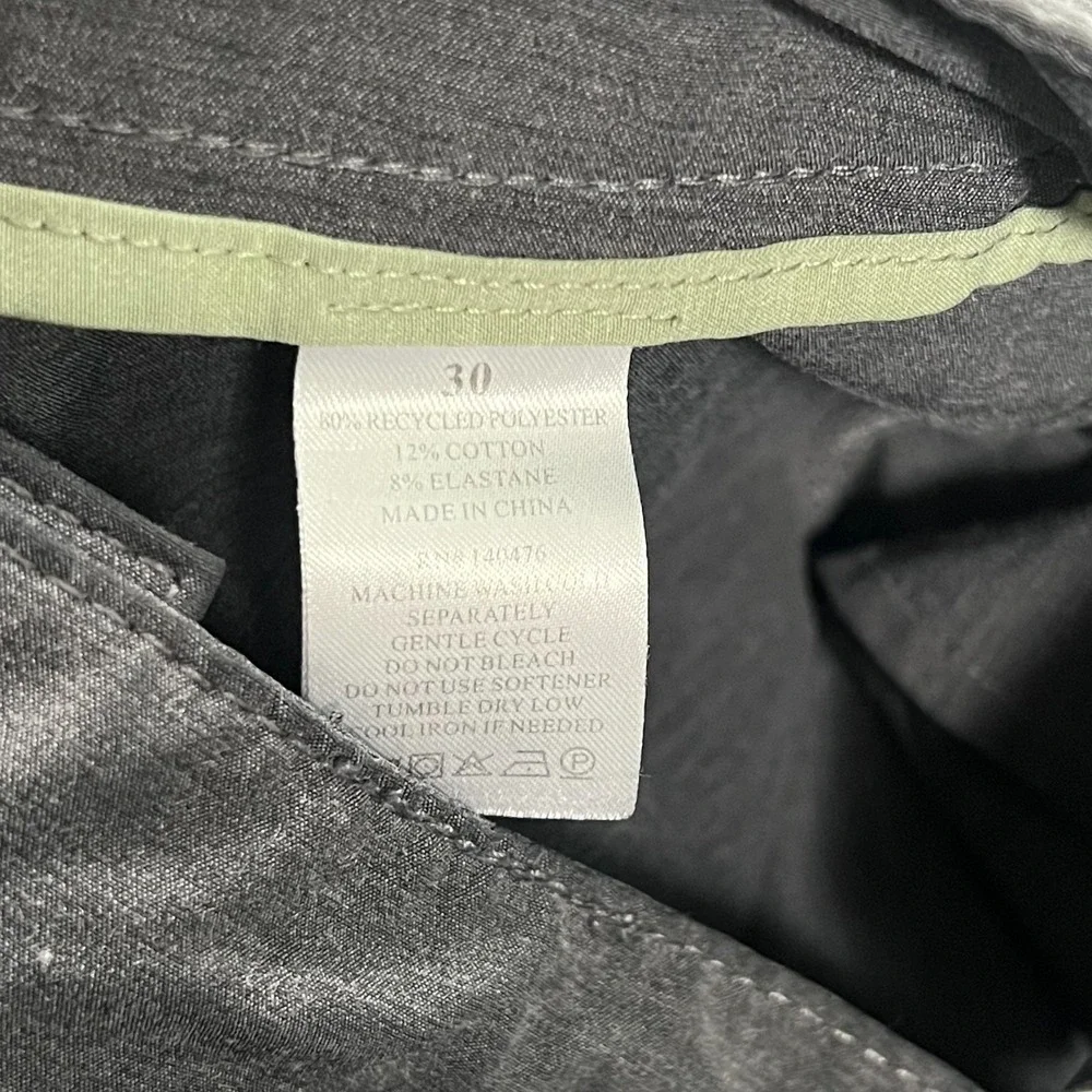 Faherty Brand Charcoal Gray All Day Stretch Performance Shorts Men's Size 30